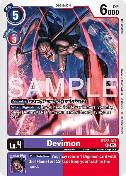 Devimon (BT22-071) - Common BT22 Cyber Eden