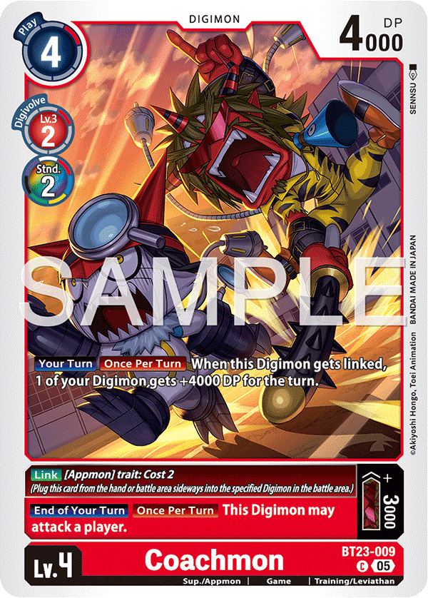 Coachmon (BT23-009) - Common BT23 Hacker's Slumber