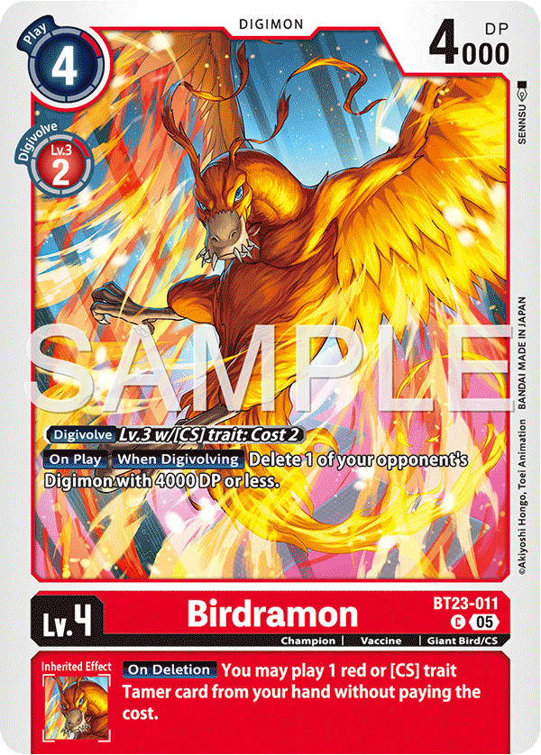 Birdramon (BT23-011) - Common BT23 Hacker's Slumber