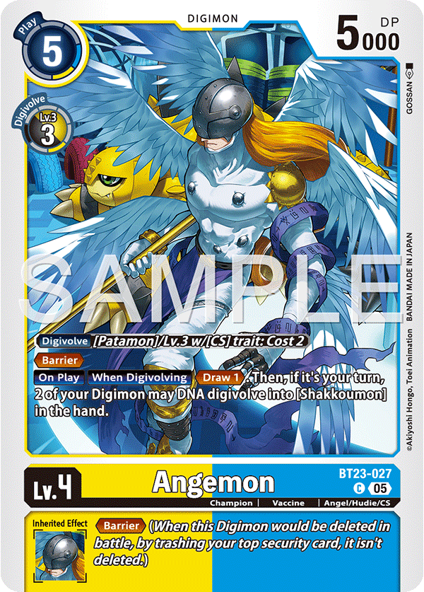 Angemon (BT23-027) - Common BT23 Hacker's Slumber