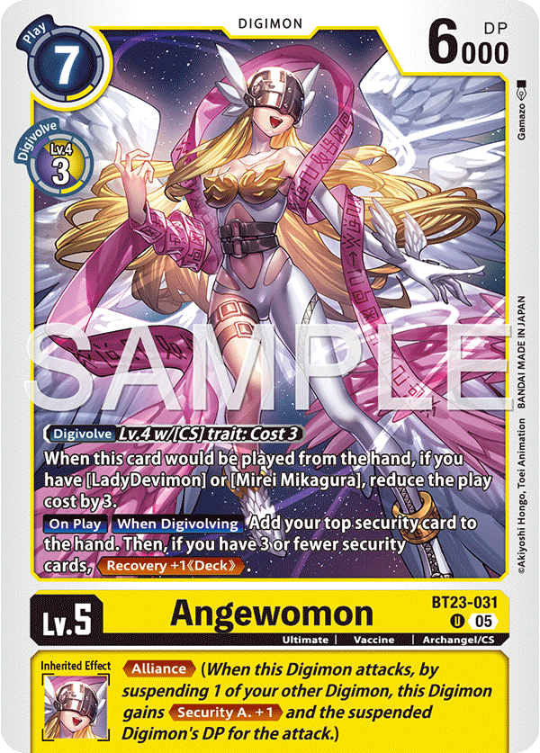 Angewomon (BT23-031) - Uncommon BT23 Hacker's Slumber