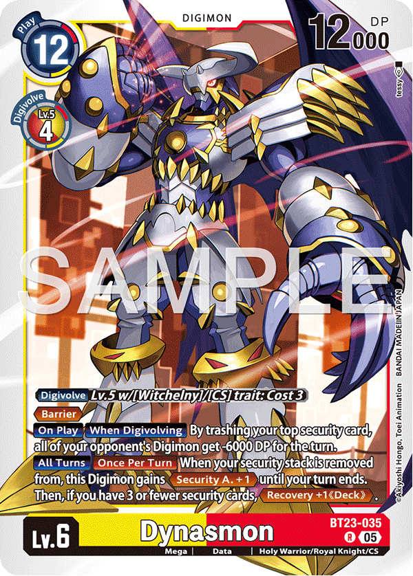 Dynasmon (BT23-035) - Rare BT23 Hacker's Slumber