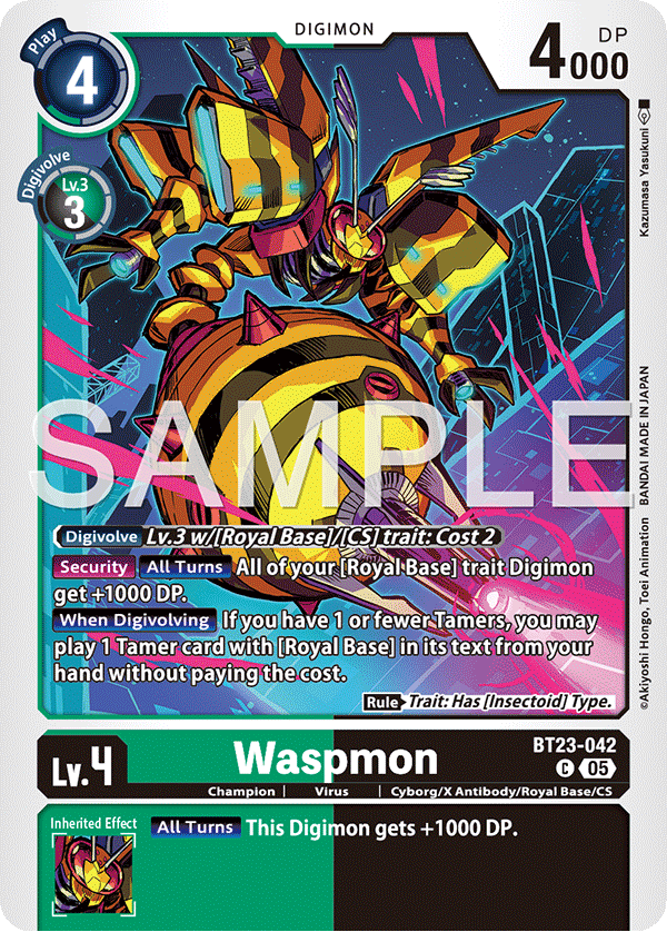 Waspmon (BT23-042) - Common BT23 Hacker's Slumber