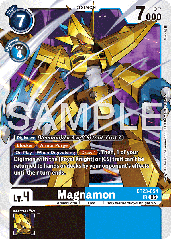 Magnamon (BT23-054) - Rare BT23 Hacker's Slumber