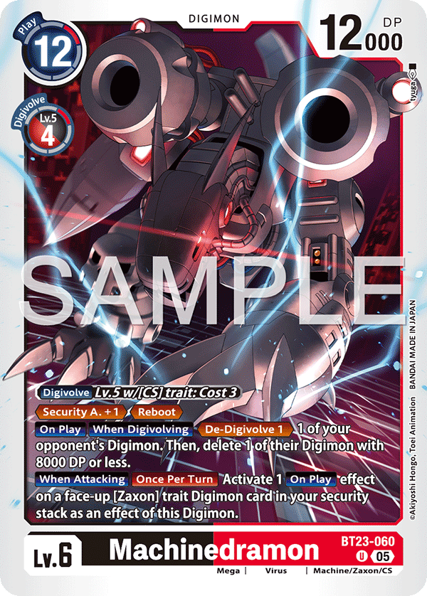 Machinedramon (BT23-060) - Uncommon BT23 Hacker's Slumber