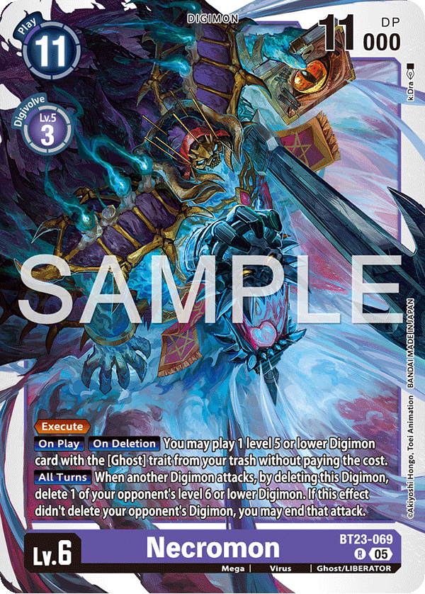Necromon (BT23-069) - Rare BT23 Hacker's Slumber