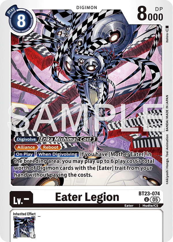 Eater Legion (BT23-074) - Uncommon BT23 Hacker's Slumber