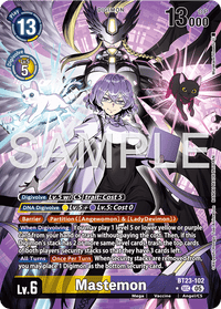 [ALTERNATE ART] Mastemon (BT23-102) - SEC★ BT23 Hacker's Slumber