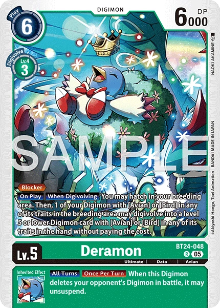 Deramon (BT24-048) Rare - Digimon Time Stranger
