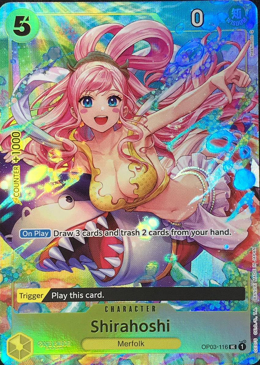 Shirahoshi - OP03-116 - Bandai Premium Collection Games Fest 23-24 Promo