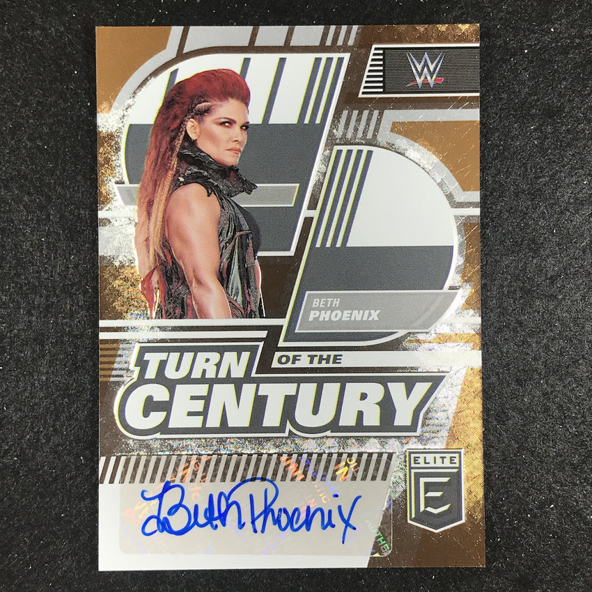 2023 Donruss Elite WWE Beth Phoenix Turn Of The Century Auto Gold 8/10