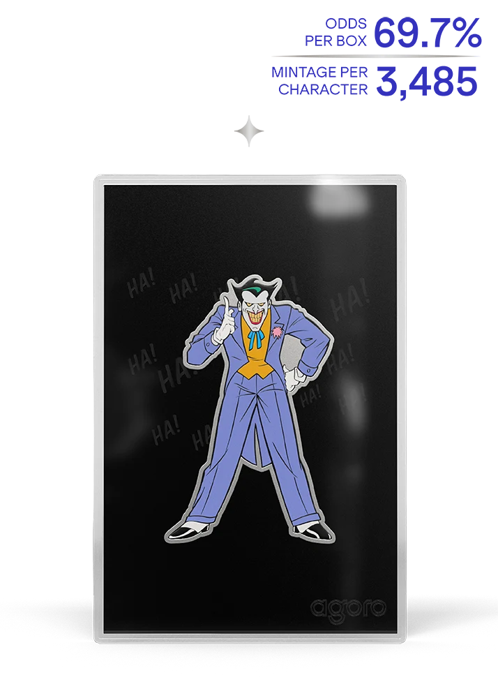 2026 Agoro BATMAN: THE ANIMATED SERIES - Joker 1/2 oz Coin Blind Box