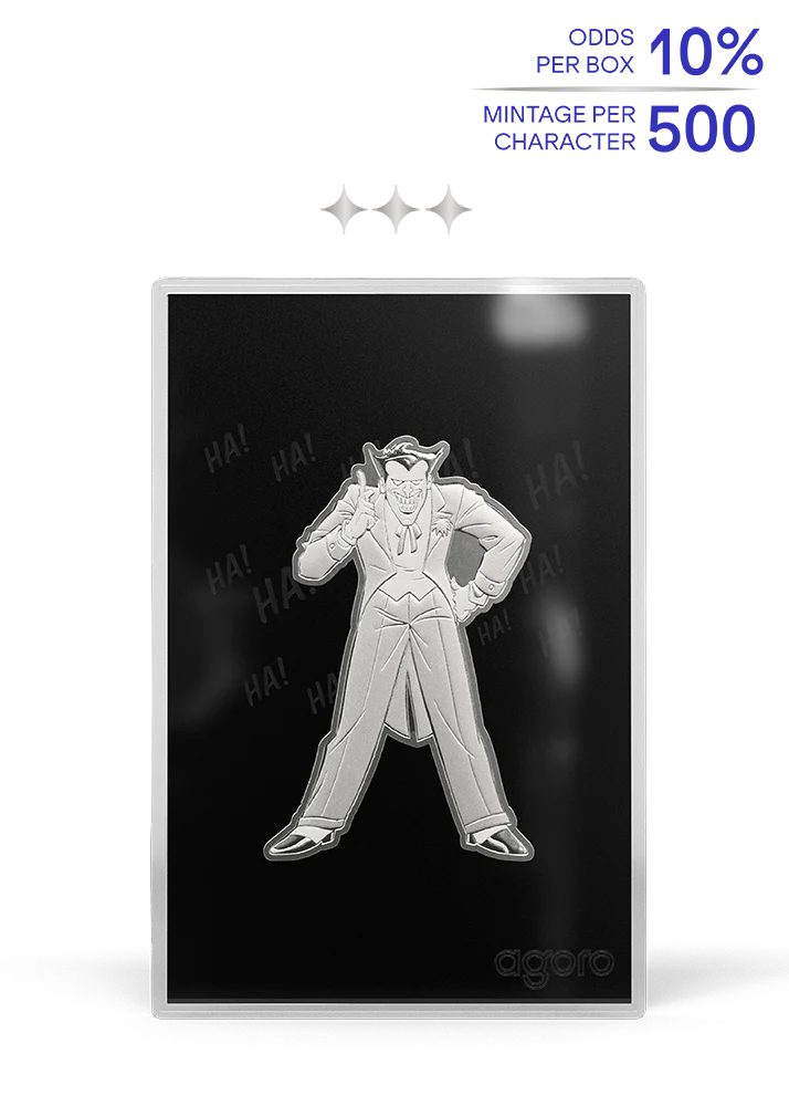2026 Agoro BATMAN: THE ANIMATED SERIES - Joker 1/2 oz Coin Blind Box