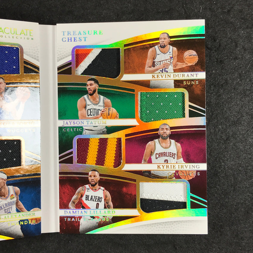 2024-25 Immaculate LEBRON CURRY GIANNIS DONCIC ET AL Treasure Chest Booklet 6/10
