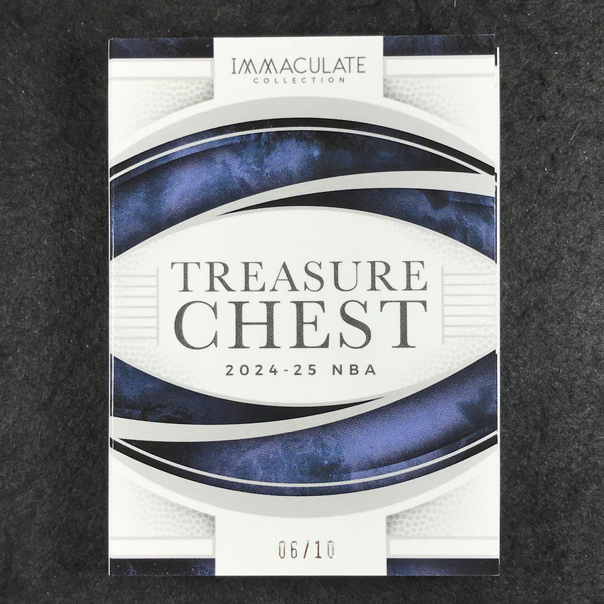 2024-25 Immaculate LEBRON CURRY GIANNIS DONCIC ET AL Treasure Chest Booklet 6/10