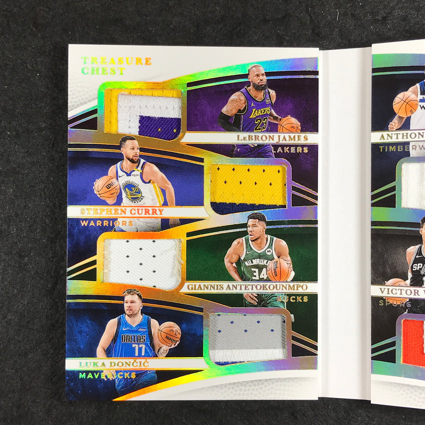 2024-25 Immaculate LEBRON CURRY GIANNIS DONCIC ET AL Treasure Chest Booklet 6/10