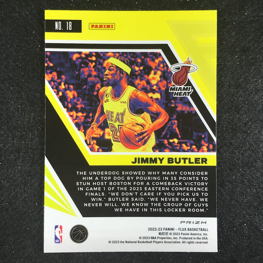 2022-23 Flux Jimmy Butler Sunrise No 18