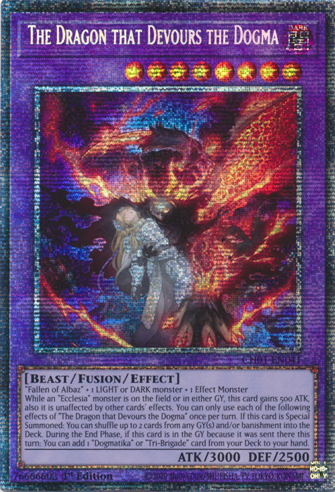 [STARLIGHT RARE] The Dragon that Devours the Dogma - (CH01-EN041) - 1st Edition