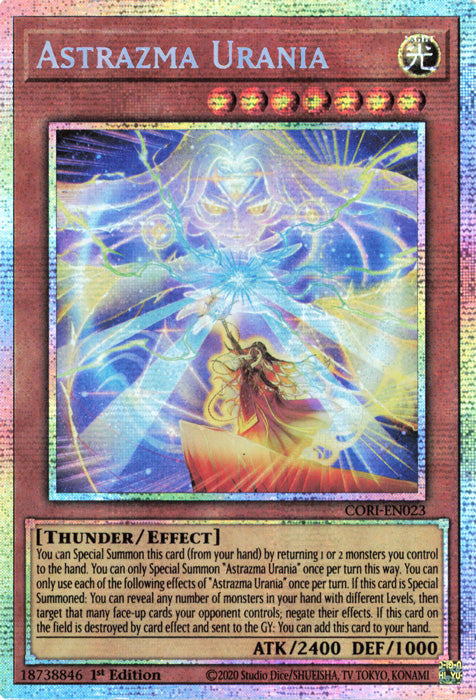 [STARLIGHT RARE] Astrazma Urania - (CORI-EN023) - Starlight Rare 1st Edition