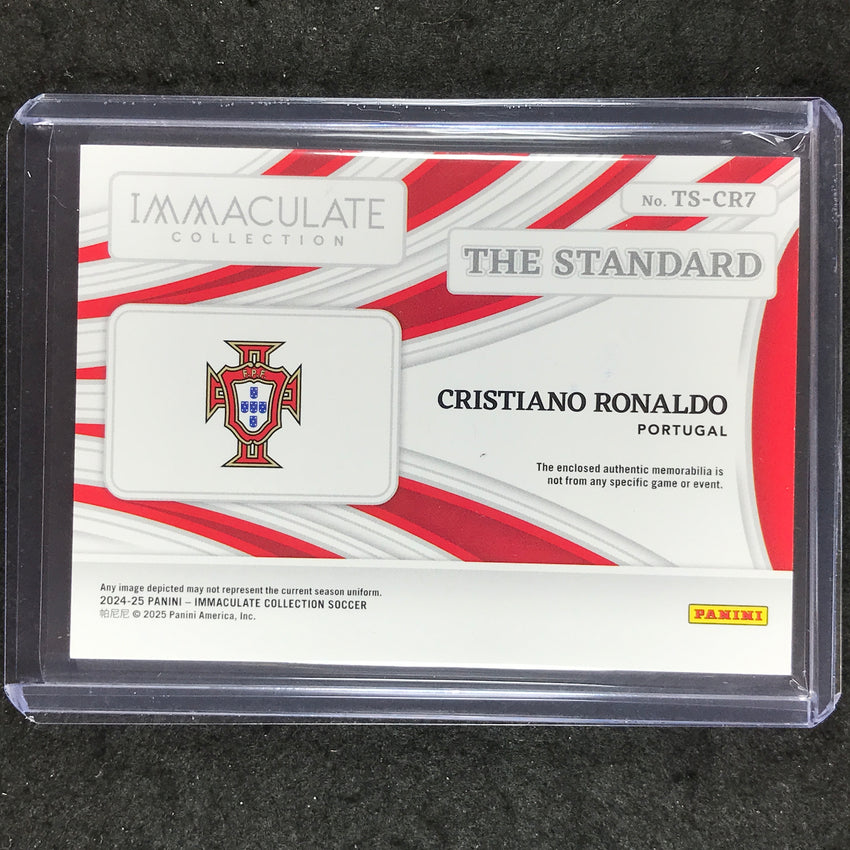 2024-25 Immaculate Soccer CRISTIANO RONALDO The Standard Patch Relic Gold 1/10