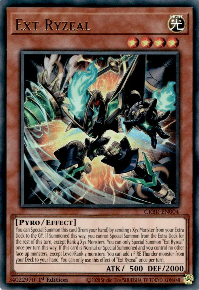 Ext Ryzeal - CRBR-EN004 - Ultra Rare 1st Edition