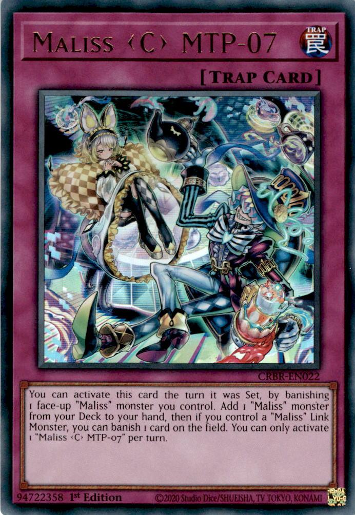Maliss <C> MTP-07 - CRBR-EN022 - Ultra Rare 1st Edition