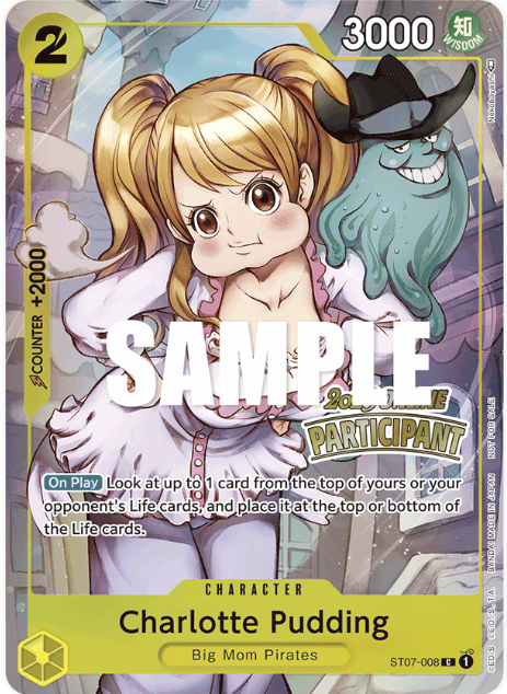 Charlotte Pudding St07-008 - One Piece 2023 Online Participant Promo
