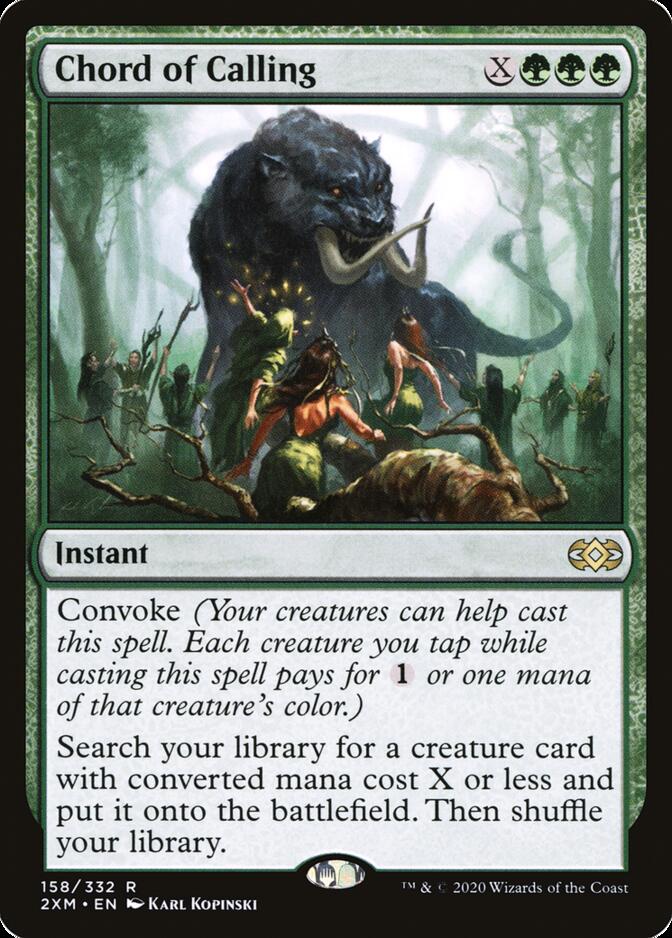 FOIL - Chord of Calling 158/332 - Double Masters - Rare
