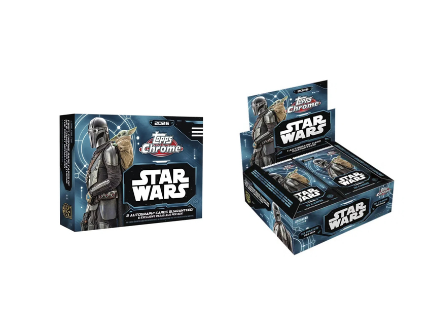 2026 Topps Star Wars Chrome Hobby 1 Hobby + 1 Delight Box Opening - #33527・Random Letter (Oct 06 4pm)-Cherry Collectables