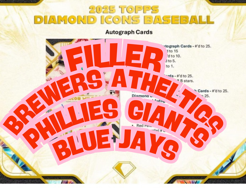 DIAMOND ICONS FILLER・2025 Baseball 1 Pack Opening - #30895・Random Team   (Dec 29)