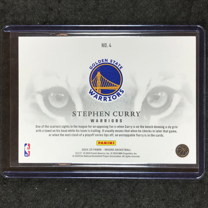 2024-25 Origins STEPHEN CURRY Tiger Eyes SSP #4
