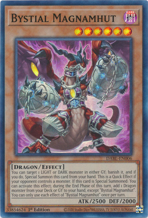 Bystial Magnamhut - DABL-EN006 - Super Rare 1st Edition
