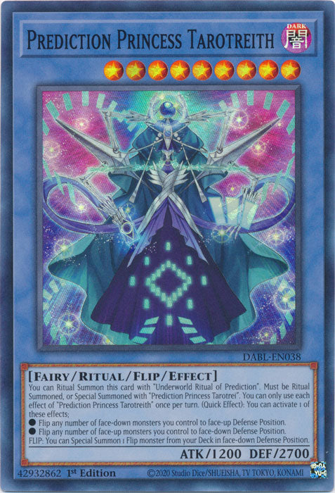 Prediction Princess Tarotreith - DABL-EN038 - Super Rare 1st Edition