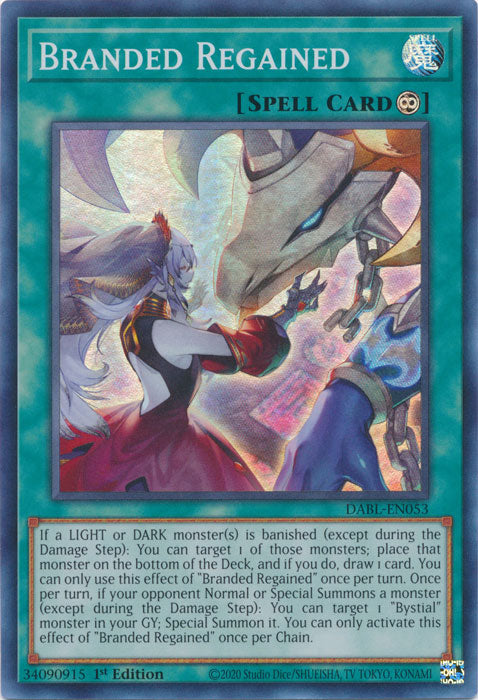 Branded Regained - DABL-EN053 - Super Rare 1st Edition