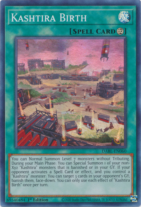 Kashtira Birth - DABL-EN060 - Super Rare 1st Edition