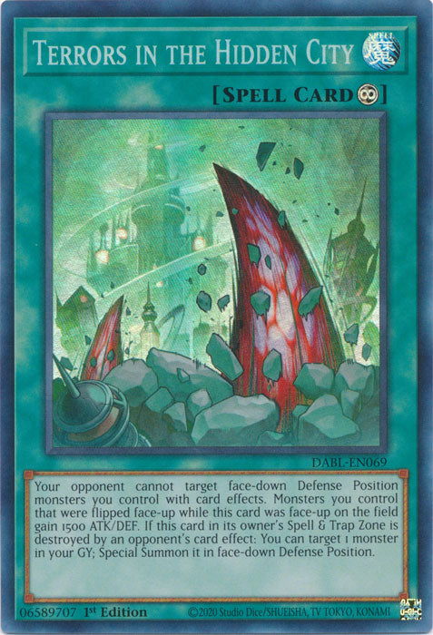 Terrors In The Hidden City - DABL-EN069 - Super Rare 1st Edition