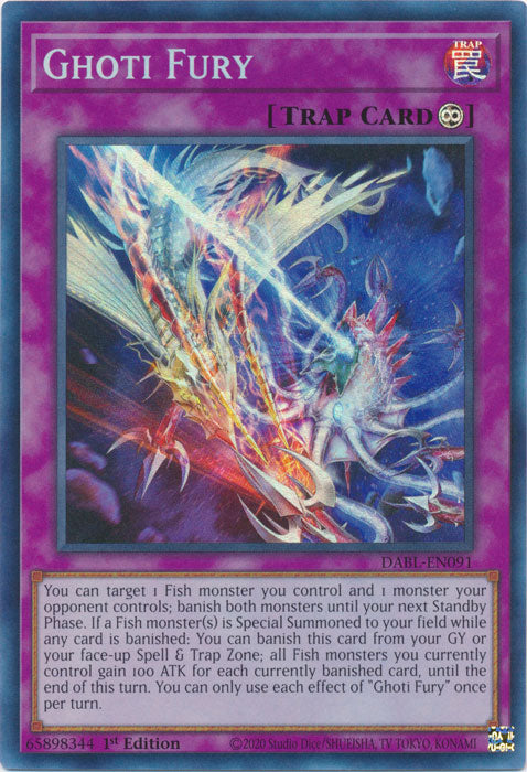 Ghoti Fury - DABL-EN091 - Super Rare 1st Edition