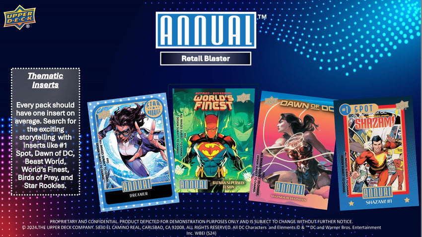 2023-24 Upper Deck DC Annual Trading Cards Blaster Box