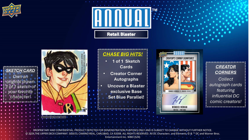 2023-24 Upper Deck DC Annual Trading Cards Blaster Box