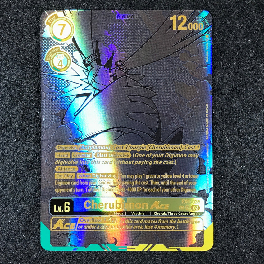 TEXTURED FOIL Cherubimon Ace - EX6-035 - SP Infernal Ascension