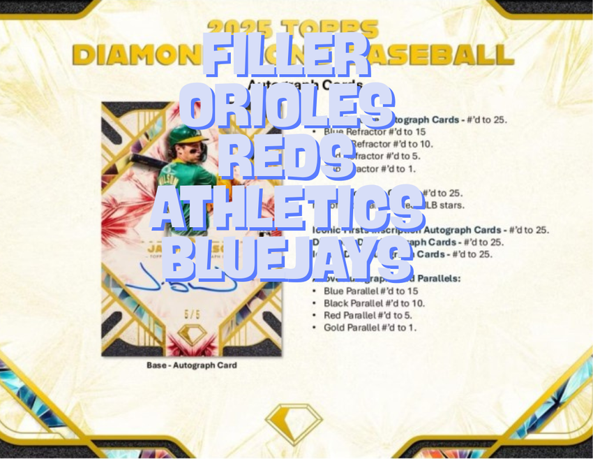 DIAMOND ICONS FILLER - 2025 Baseball 1-Pack Opening #30341 - Random Team - Nov 19 (4pm)