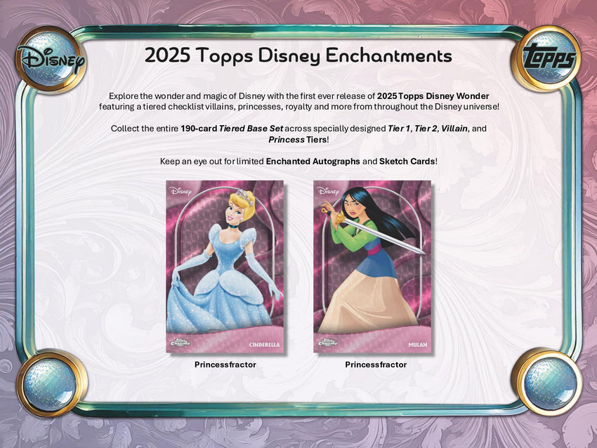 2025 Topps Disney Wonder 7-Pack Blaster Box