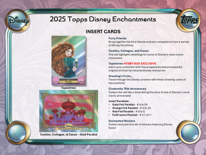 2025 Topps Disney Wonder 7-Pack Blaster Box