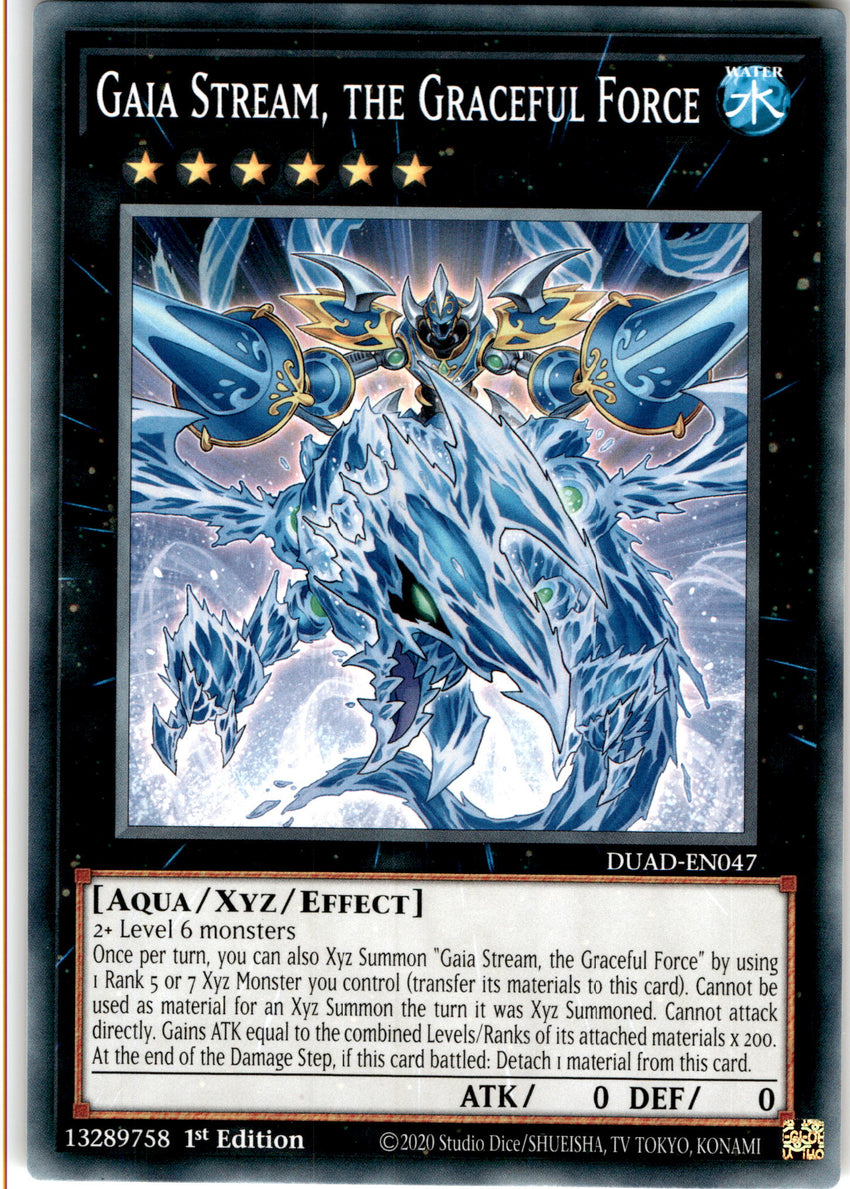 Gaia Stream, the Graceful Force - DUAD-EN047 - Common 1st Edition