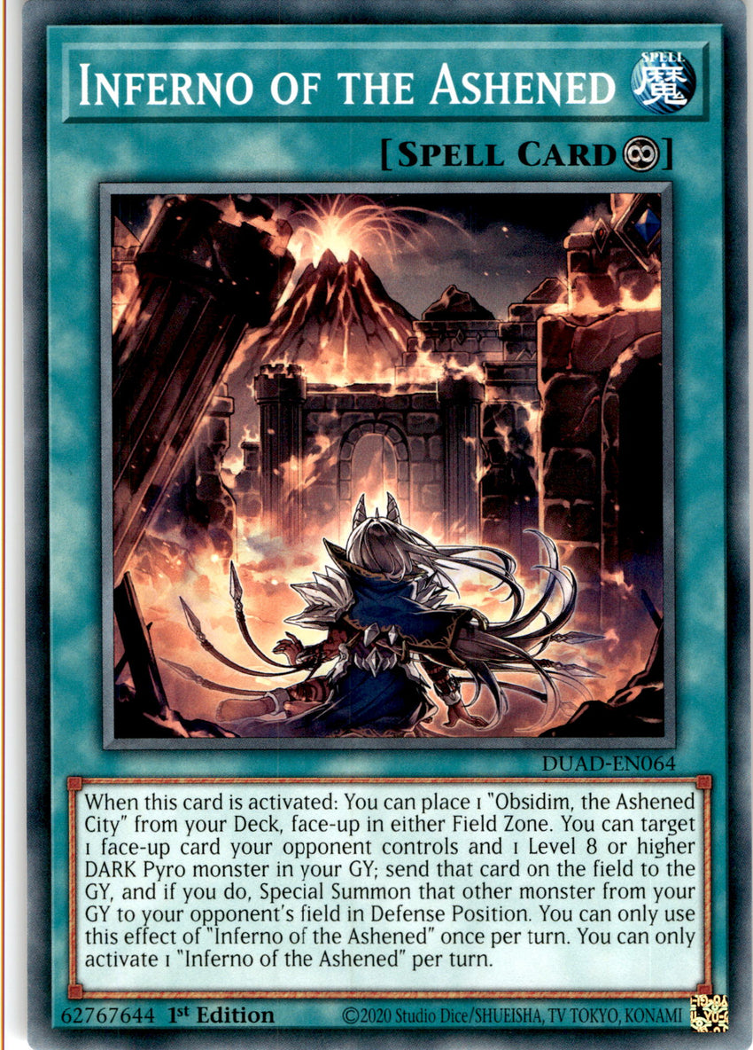 Inferno of the Ashened - DUAD-EN064 - Common 1st Edition