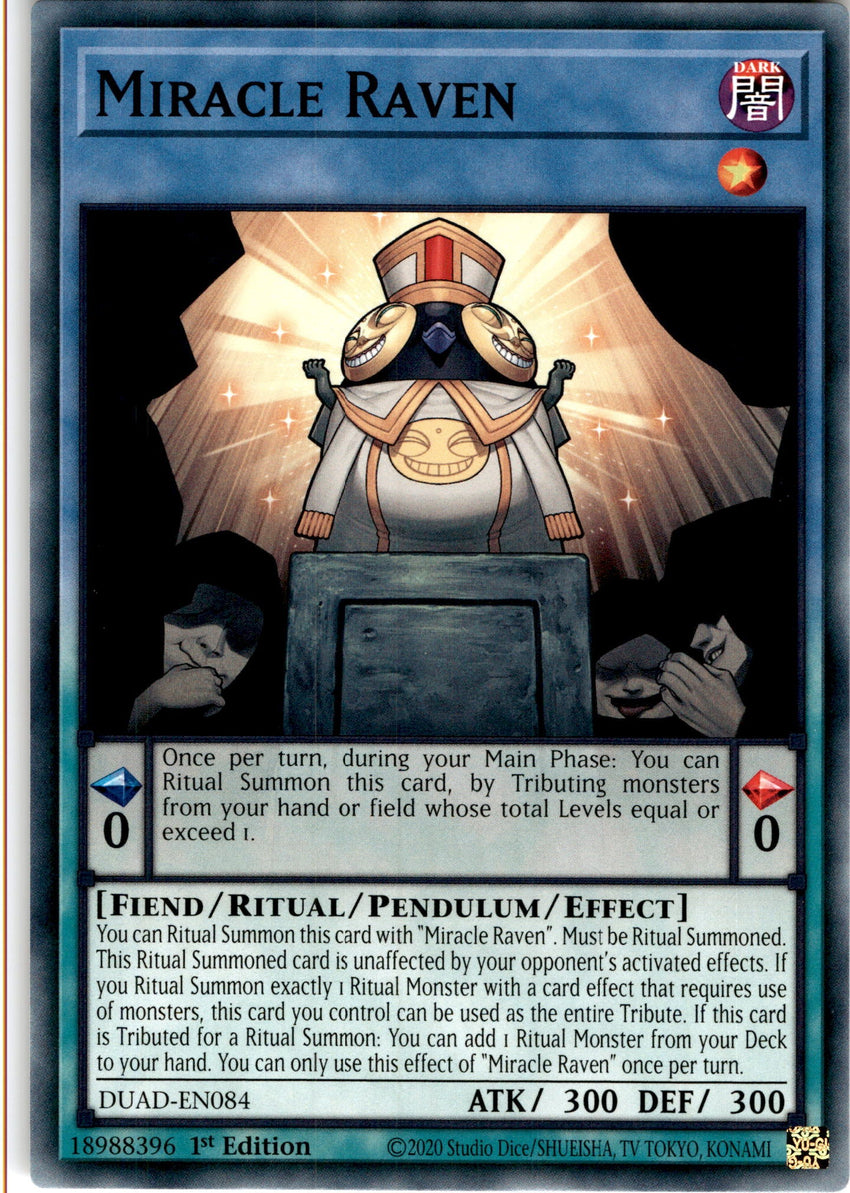 Miracle Raven - DUAD-EN084 - Common 1st Edition