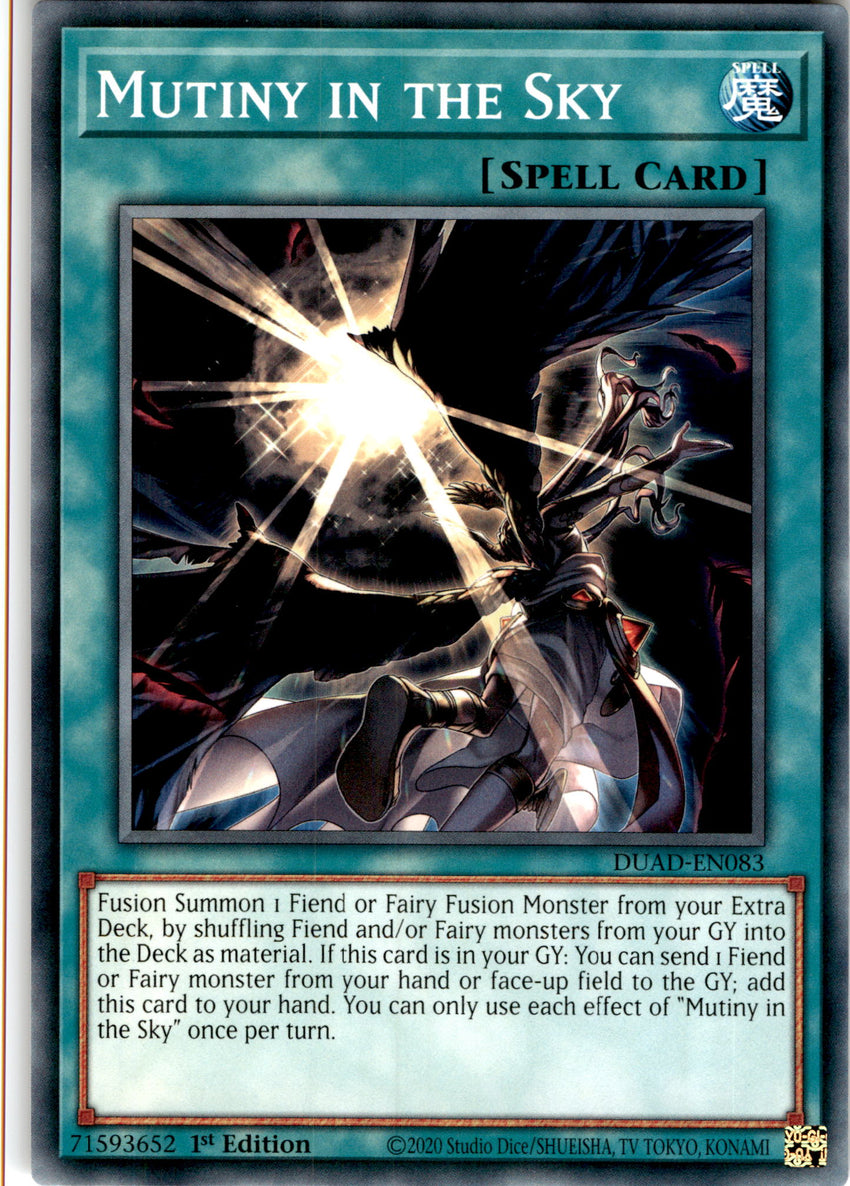 Mutiny in the Sky - DUAD-EN083 - Common 1st Edition