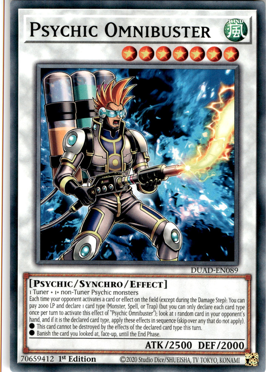 Psychic Omnibuster - DUAD-EN089 - Common 1st Edition