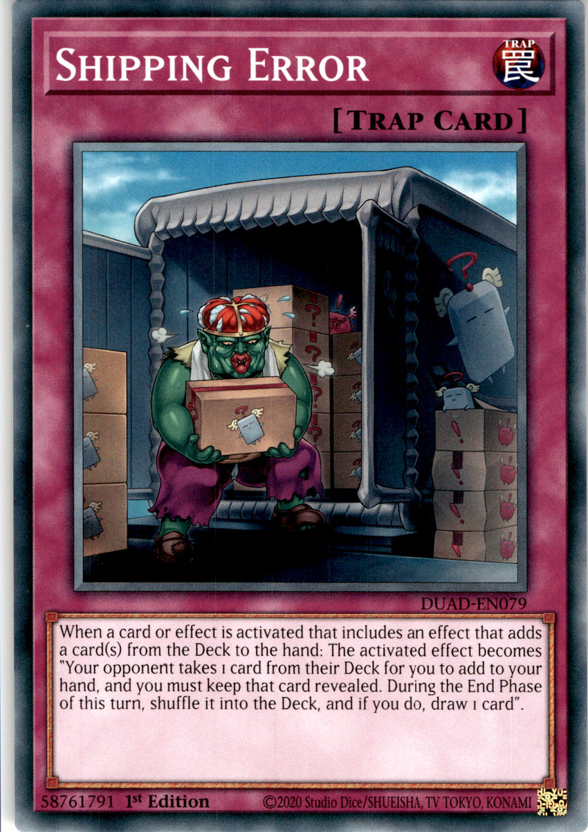 Shipping Error - DUAD-EN079 - Common 1st Edition