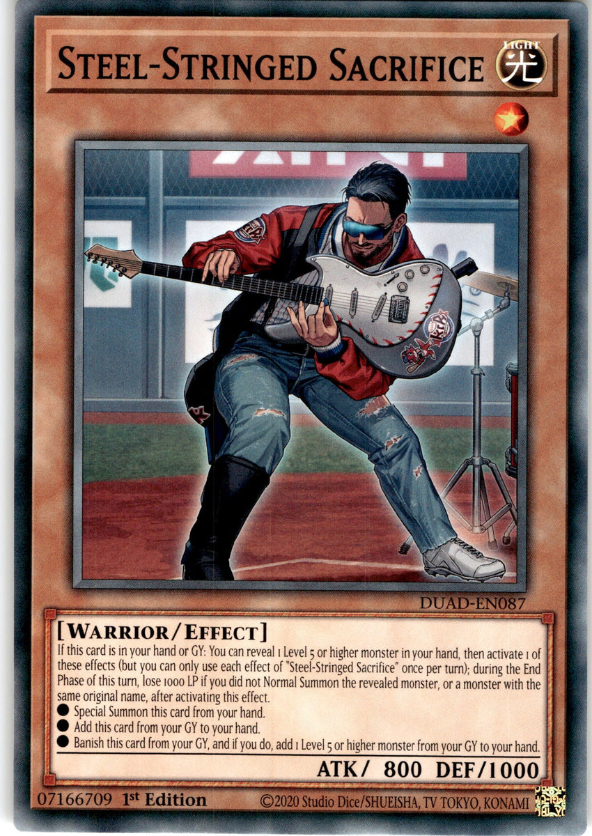 Steel-Stringed Sacrifice - DUAD-EN087 - Common 1st Edition